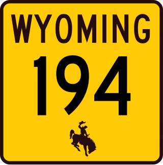 <span class="mw-page-title-main">Wyoming Highway 194</span>