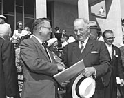 Wayne Grover with President Truman