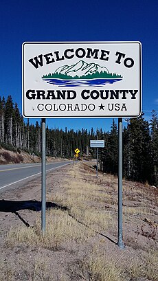 Welcome to Grand County, Colorado, USA, US 40 WB.jpg