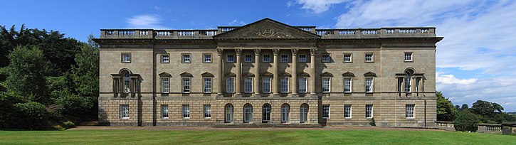 The south front Wentworth Castle, near Barnsley