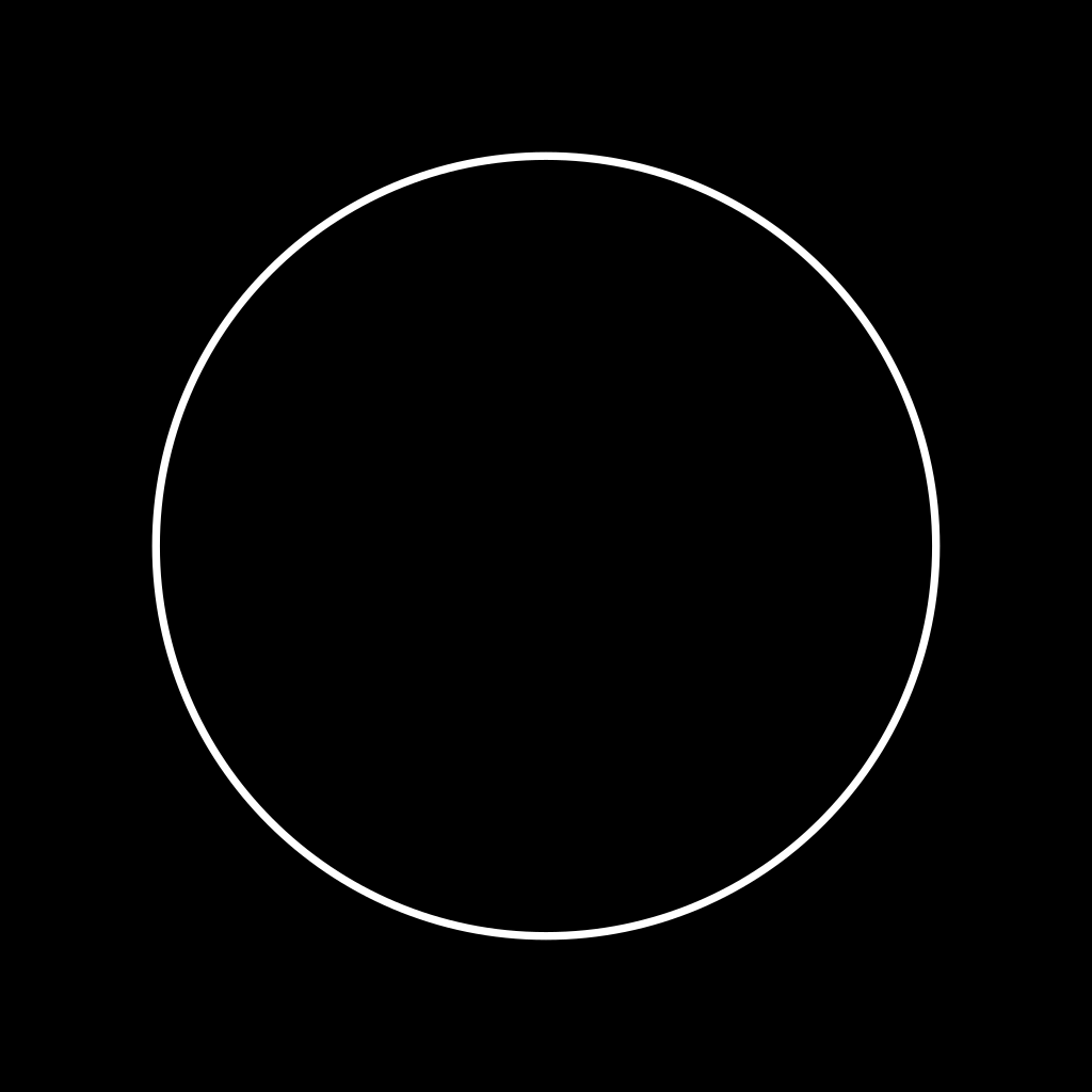 Một vòng tròn trắng được đặt trên nền đen, tuy đơn giản nhưng lại mang trong mình một ý nghĩa sâu sắc. Đó là sự cân bằng giữa hai màu sắc đối lập, thể hiện sự hài hòa và tinh tế. Hãy xem hình ảnh liên quan tới \