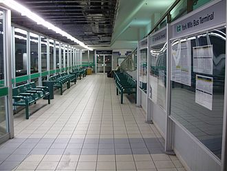 Passenger waiting area York Mills GO Bus Terminal.jpg