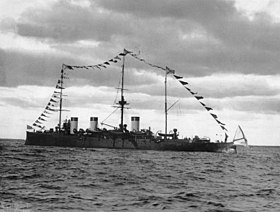 Schwesterschiff Schemtschug am 27. September 1904 vor Tallinn