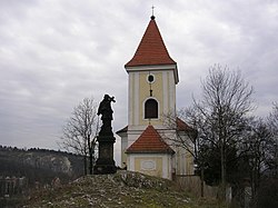 Kostel sv. Filipa a Jakuba Praha-Hlubočepy