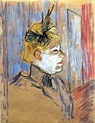 Portrait de femme (Portrait of a woman) - Louis Auguste Mathieu Legrand in Musée Toulouse-Lautrec Albi