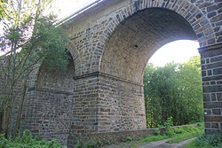 Železniski wiadukt přez Dołhu Wodu