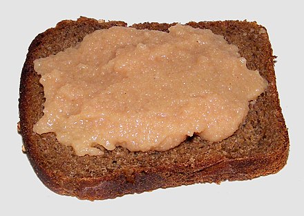 Open sandwich (butterbrot) with pollock roe