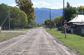 Une rue de la localité.