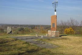 Holocaust-monument i nærheden af Zolotonosja