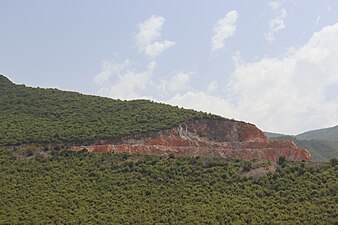 Истоимен рудник над селото