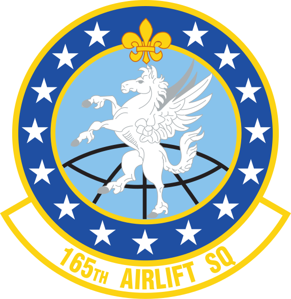 File:165 Airlift Squadron emblem.svg