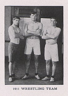 The 1911 Penn State wrestling team 1911 Penn State Wrestling Team.jpg