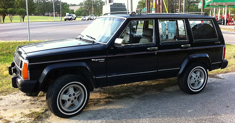 File:1989 Jeep XJ Wagoneer Limited NC ls.jpg