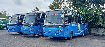 Bekas Unit Bus Trans Sidoarjo Rute Purabaya - Porong