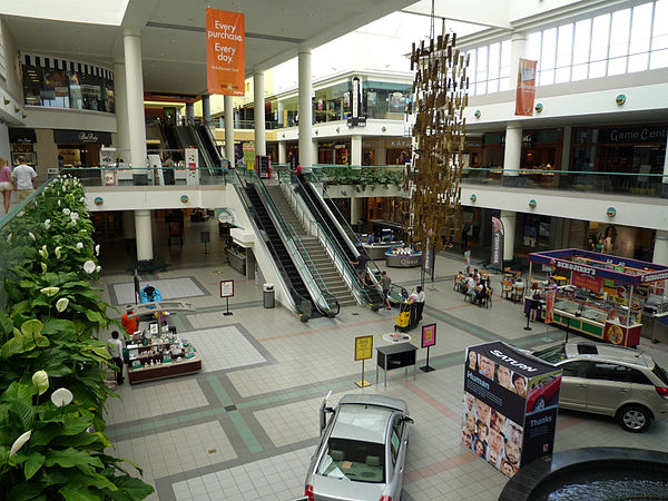 View of the center court prior to 2012 renovation