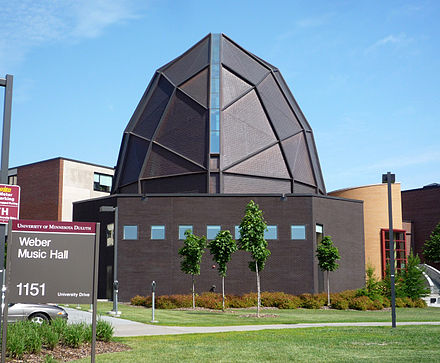 Weber Music Hall at the University of Minnesota Duluth