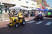 Racing lawn mowers