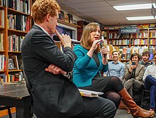 McBride discussing the book at a book store in 2018 alongside Representative Joe Kennedy 2018.03.20 Sarah McBride and Rep Joe Kennedy, Politics and Prose, Washington, DC USA 4109 (27075490668).jpg