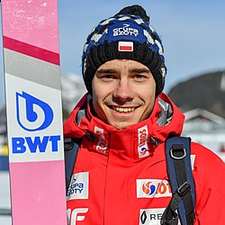 Wolny en la Copa del Mundo de 2019 en Seefeld