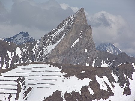 34 Roggspitze vom Hasenfluh Ostgipfel