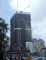 Construction on August 7, 2011.