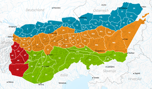 Le Pohorje insieme alle Caravanche secondo l'AVE sono individuate dal numero 59.