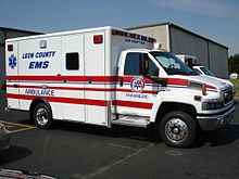 A Leon County EMS vehicle