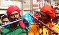 Adivasi_music_players_at_village_fair