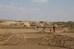 Semi-nomadisk bosättning gjord av separerbara cirkulära hyddor. Även om de vanligtvis är utspridda i öknen, bildar afarerna ibland större byar.