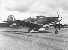 A RAAF P-39 Airacobra on loan from the U.S. Fifth Airforce and came to Australia in April 1942 to train RAAF pilots. It was damaged on 10 February 1943 and written off on 1 April 1944. Note the US star on the wing. Airacobra I RAAF in 1942.jpg