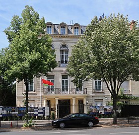 Vue de la mission diplomatique