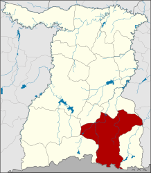 Distretto di Sangkha – Mappa