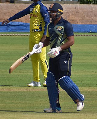 <span class="mw-page-title-main">Anmolpreet Singh</span> Indian cricketer (born 1998)