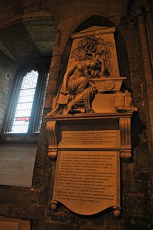 There is a plaque to Anna Seward (spelled Ann) in Lichfield Cathedral.