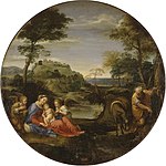 Annibale Carracci - Rest on Flight into Egypt - WGA4438.jpg