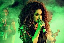 Singer Annie Khalid Annie Khalid during a concert.jpg