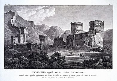 Mauern von Antiochia 1798.[5]