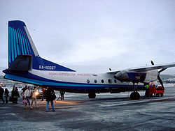 アルハンゲリスク航空のAn-24RV