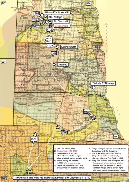 File:Arikara movements, 1795 to 1862.png