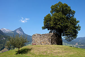 The rudenz castle ruins