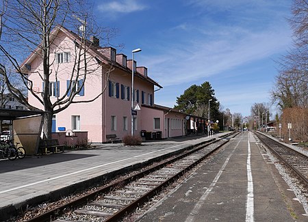 Bahnhof Utting 2018