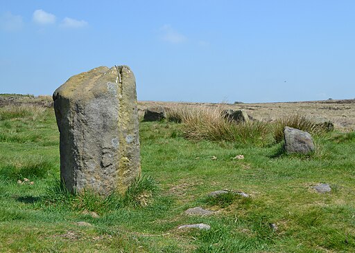 Barbrook I - Stone Circle on Big Moor - geograph.org.uk - 2959573