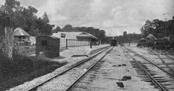 1918-ஆம் ஆண்டில் பத்து ஆராங் இரயில் நிலையம்.