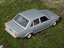 A 1:24 scale model of the Fiat 131 produced initially under the Martoys brand Bburago FIAT 131.jpg