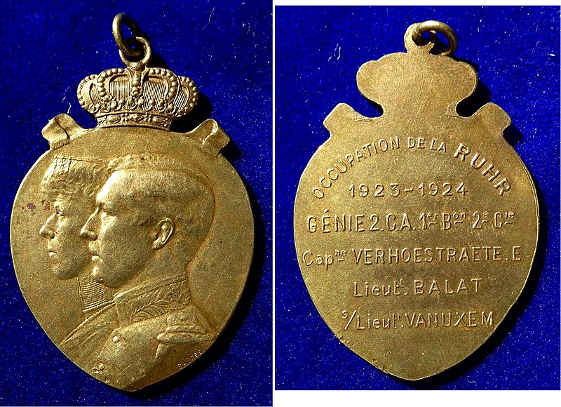 File:Belgium 1924 Occupation of the Ruhr, Bronze Medal.jpg