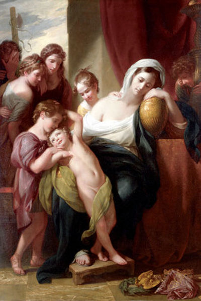 File:Benjamin West. Agrippina and Her Children Mourning over the Ashes of Germanicus 1773.jpg