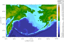 Bering Sea Depth Chart