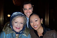 Shooting Ugly Betty with Betty White Betty rich candace.jpg