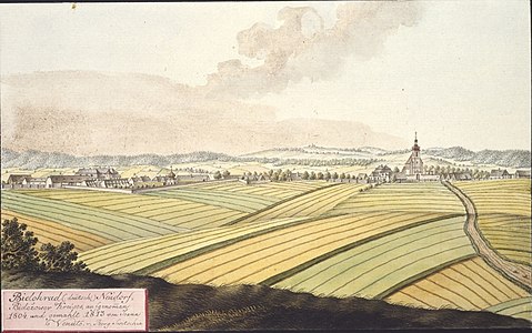 Lázně Bělohrad en 1813, par Joann Venuto.