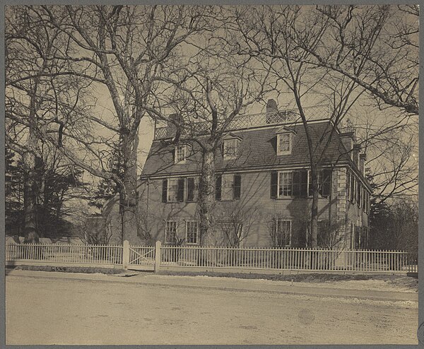 Birthplace of Everett in Dorchester, Massachusetts. ca.1898 photo